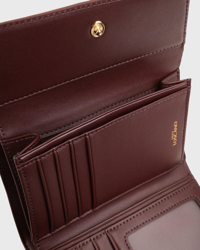 Nova Trifold Wallet (Wine)