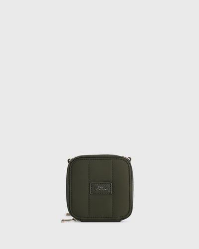 Elle Jewellery Case (Dark Moss)