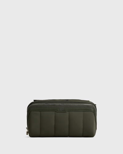 Elle Cosmetic Bag (Dark Moss)