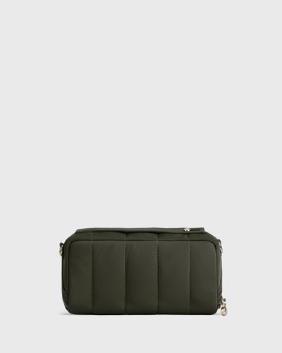 Elle Cosmetic Bag (Dark Moss)