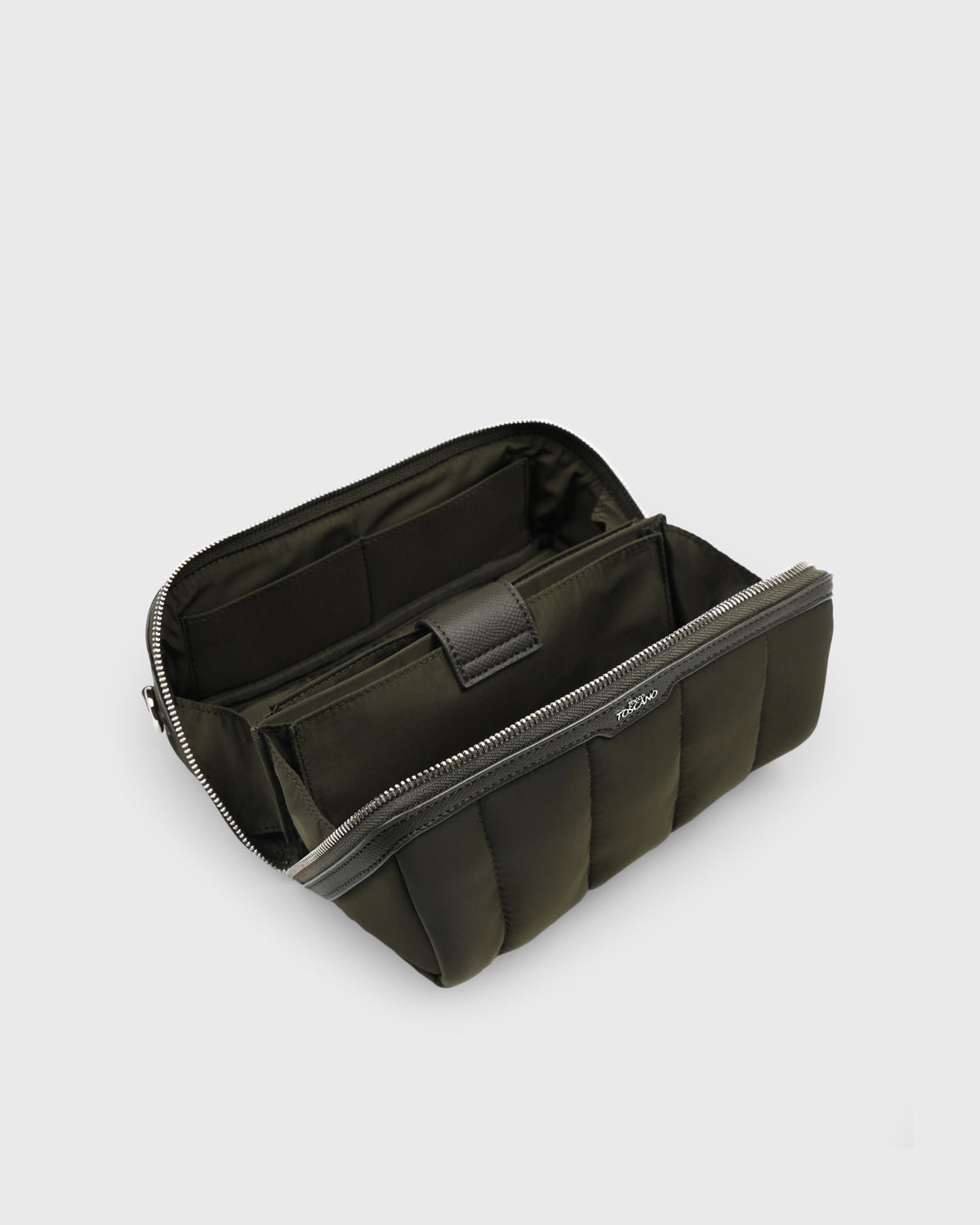 Elle Cosmetic Bag (Dark Moss)