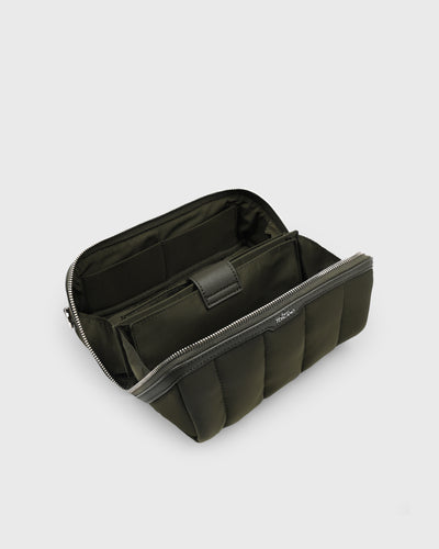 Elle Cosmetic Bag (Dark Moss)