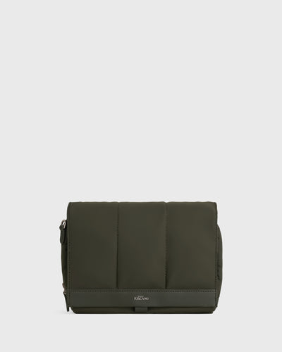 Elle Toiletry Bag (Dark Moss)