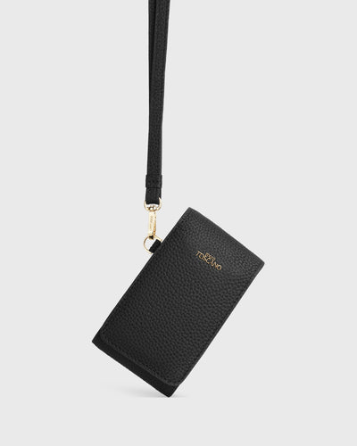Marlows Dual Lipstick Holder with Lanyard (Black)