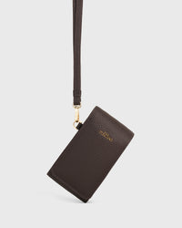 Marlows Dual Lipstick Holder with Lanyard (Dark Plum)