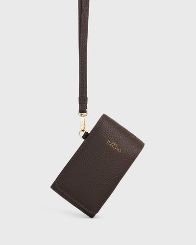 Marlows Dual Lipstick Holder with Lanyard (Dark Plum)