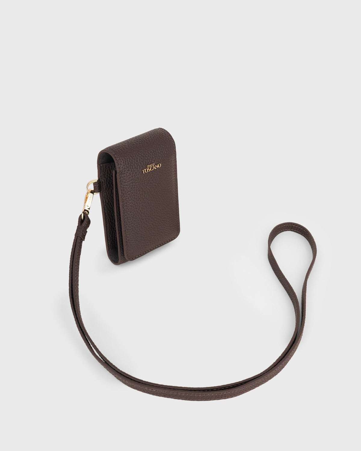 Marlows Dual Lipstick Holder with Lanyard (Dark Plum)