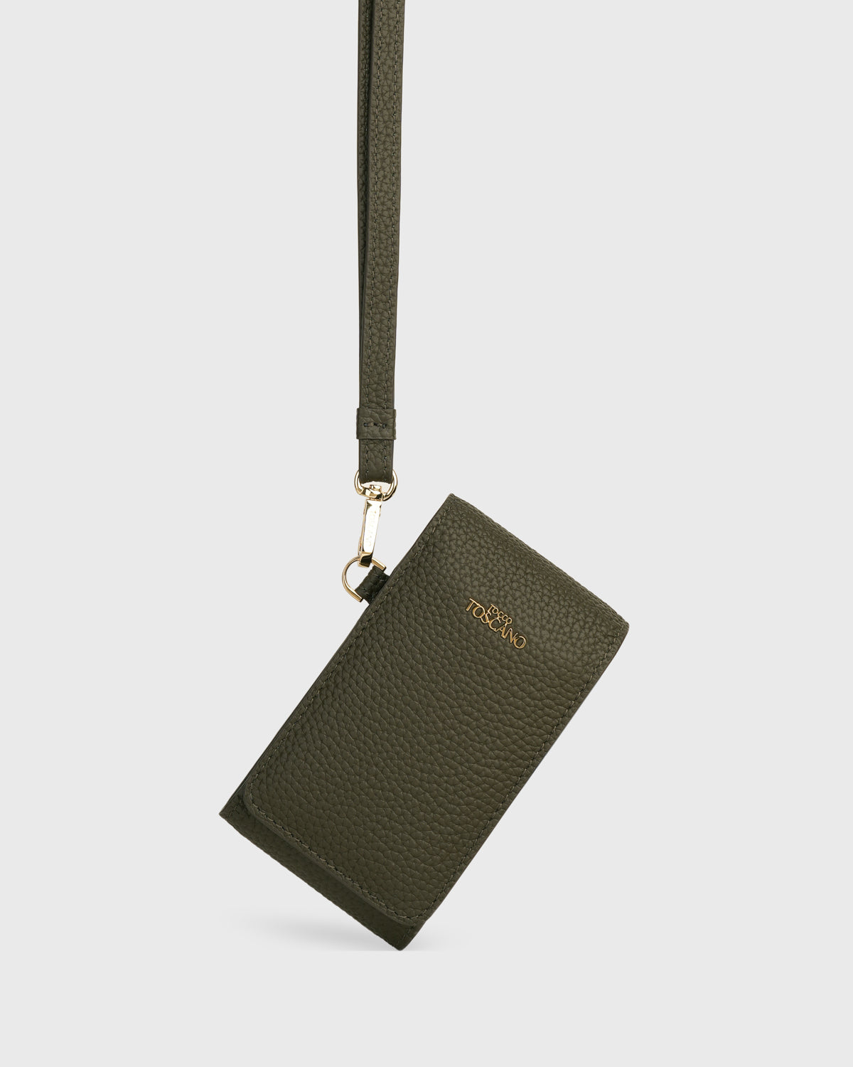 Marlows Dual Lipstick Holder with Lanyard (Olive)