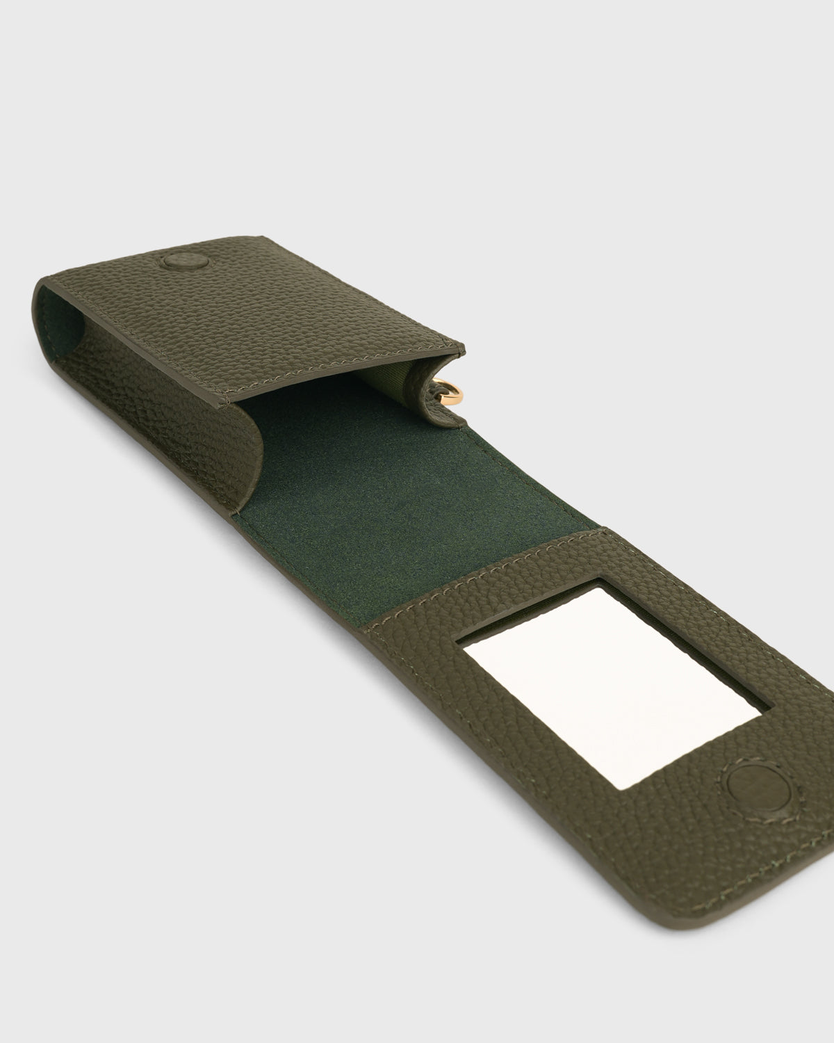 Marlows Dual Lipstick Holder with Lanyard (Olive)