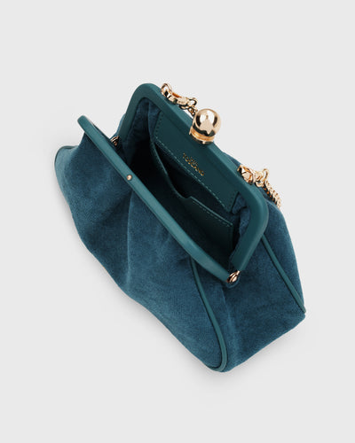 Noemi Clutch (Crystal Teal)