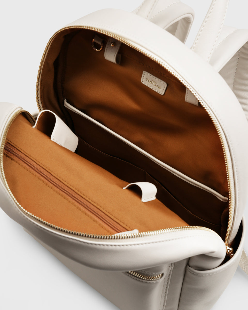 Bianca Backpack (Cream) - Tocco Toscano