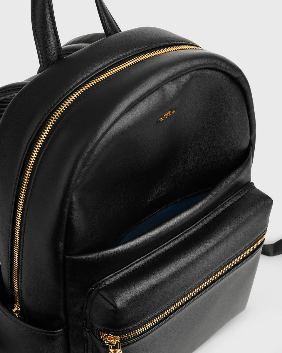 Bianca Backpack (Black) - Tocco Toscano