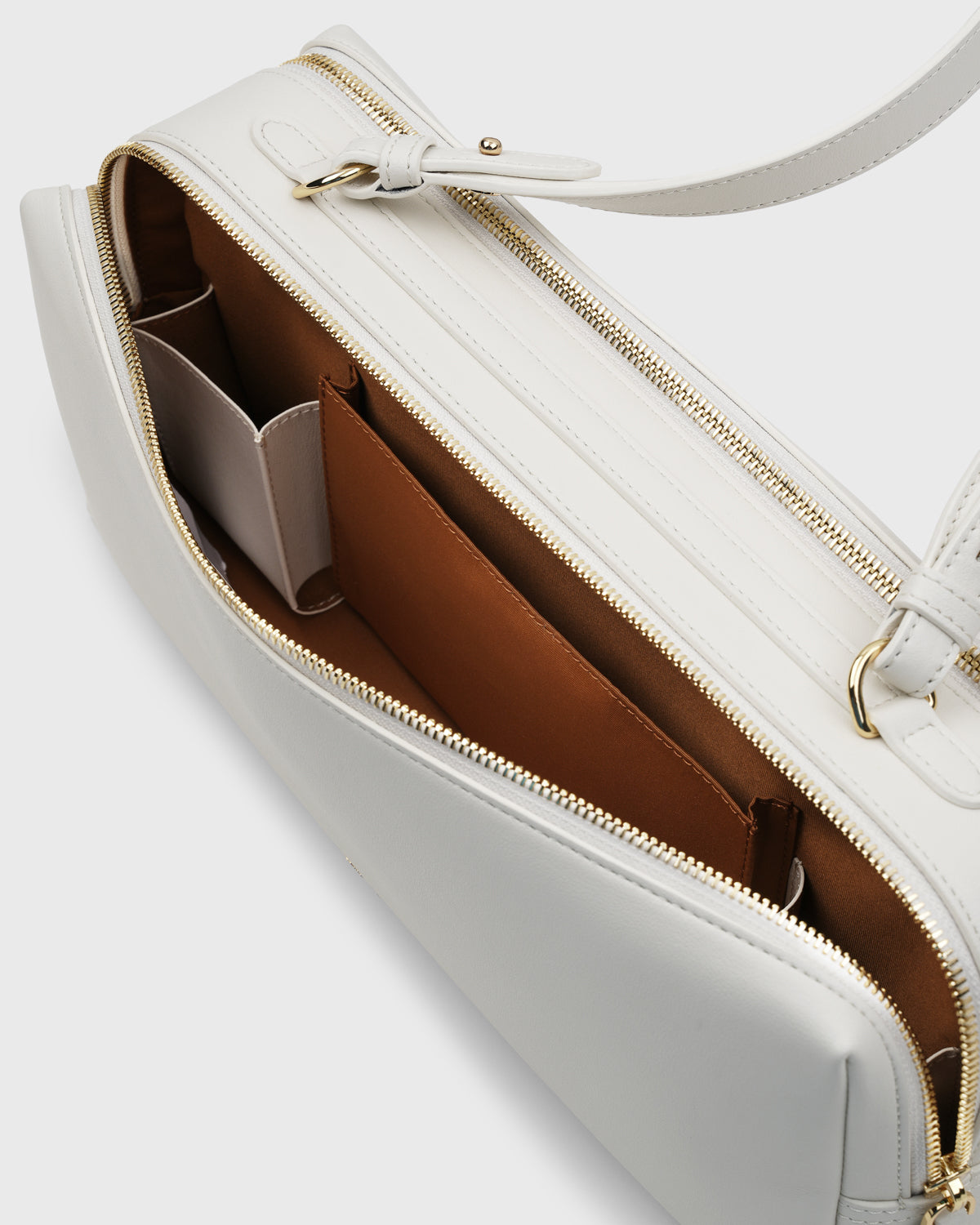 Savina Shoulder Bag (Cream) - Tocco Toscano