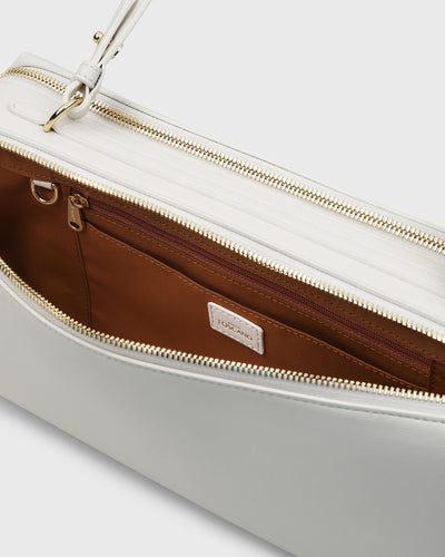 Savina Shoulder Bag (Cream)