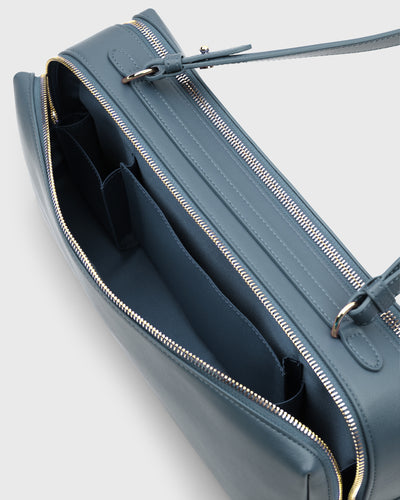 Savina Shoulder Bag (Lake Blue)