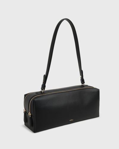 Savina Shoulder Bag (Black)