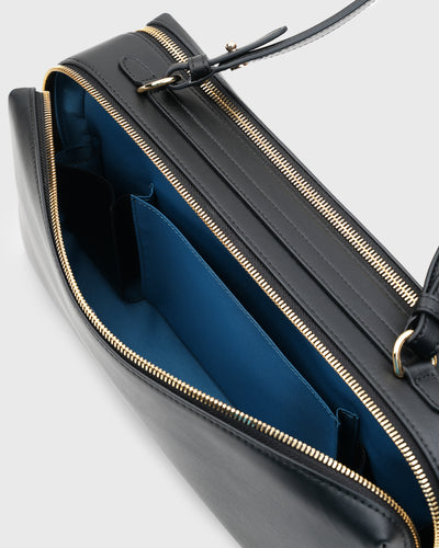 Savina Shoulder Bag (Black)