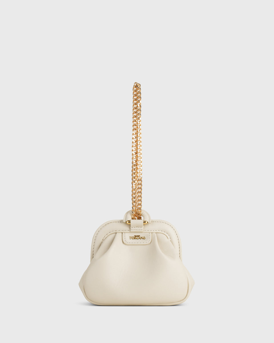 Orla Frame Purse (Cream)- Tocco Toscano