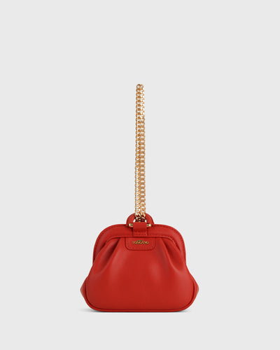 Orla Frame Purse (Scarlet)