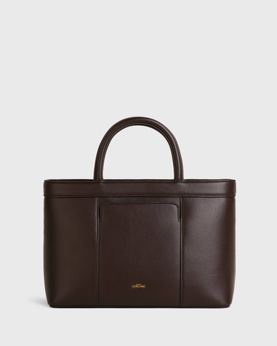 Dahna Top Handle (Dark Plum)