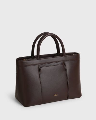 Dahna Top Handle (Dark Plum)