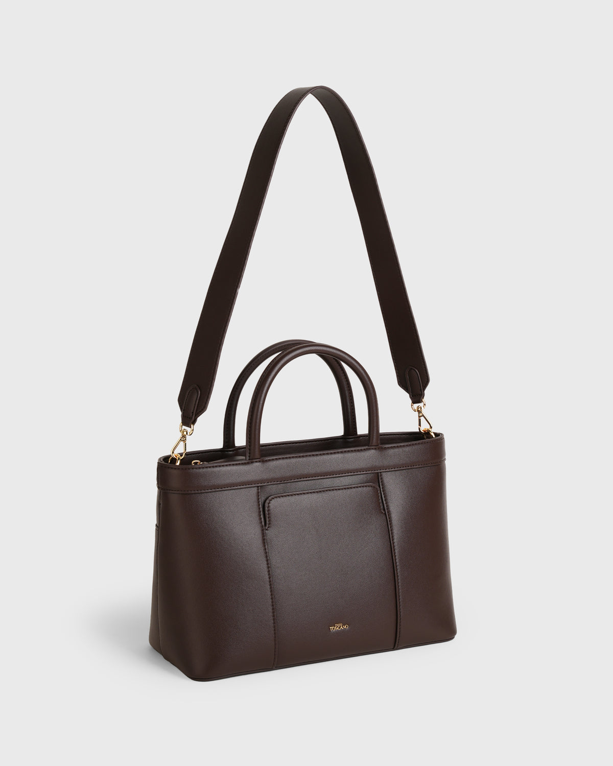 Dahna Top Handle (Dark Plum)