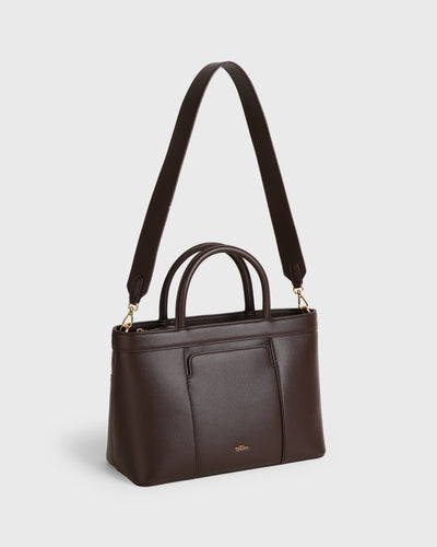 Dahna Top Handle (Dark Plum)