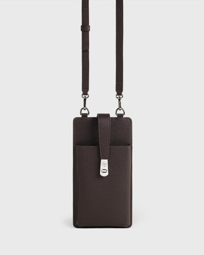 Casey Mobile Phone Bag (Dark Plum) | Pre-order