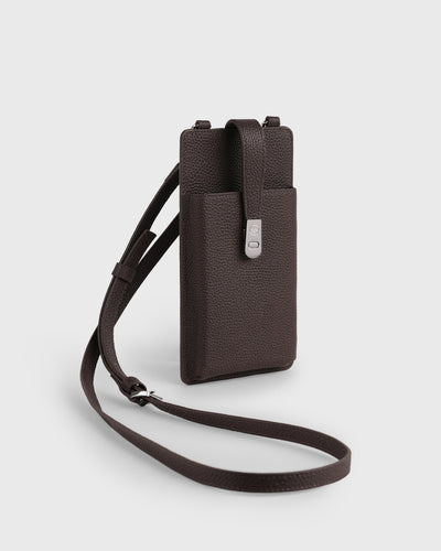 Casey Mobile Phone Bag (Dark Plum) | Pre-order