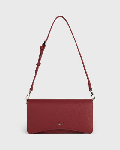 Milana Shoulder Bag (Cherry)
