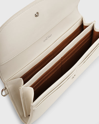 Tessa Long Wallet (Cream)