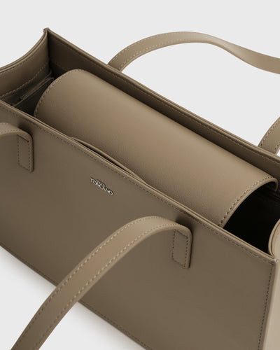 Tessa Shoulder Bag (Mocha)