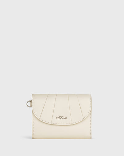 Tessa Trifold Wallet (Cream)