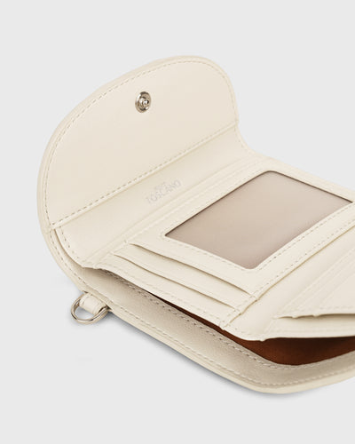 Tessa Trifold Wallet (Cream)