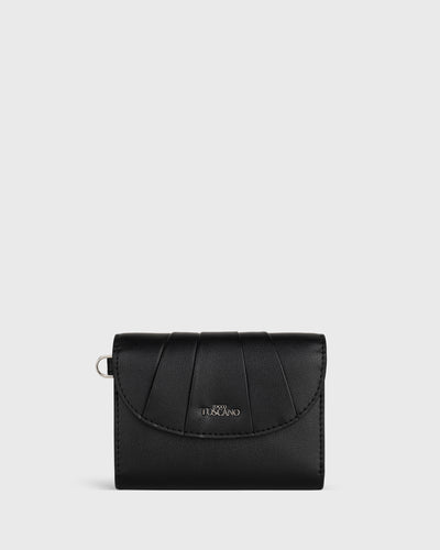 Tessa Trifold Wallet (Black)