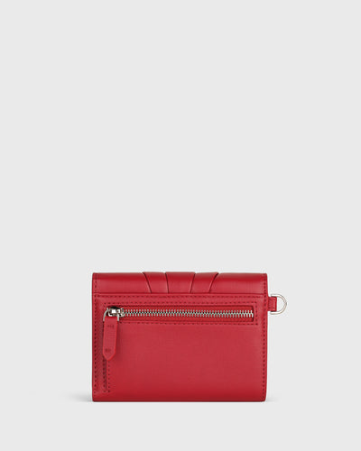 Tessa Trifold Wallet (Scarlet)