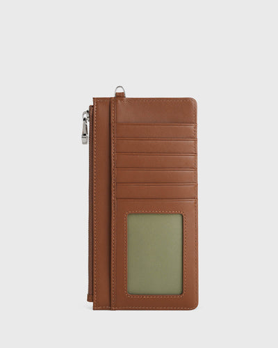 Heritage Slim Card Wallet (Tan)