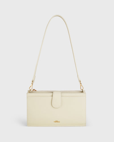 Vela Travel Wallet (Cream)