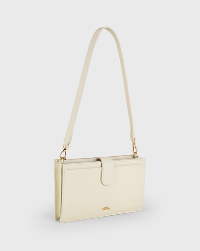 Vela Travel Wallet (Cream)