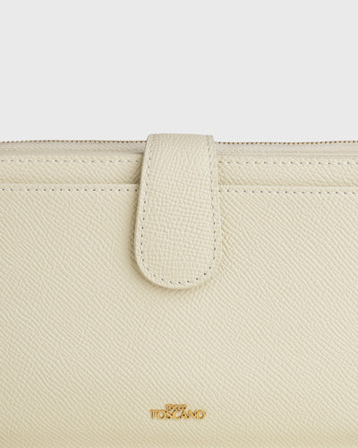 Vela Travel Wallet (Cream)