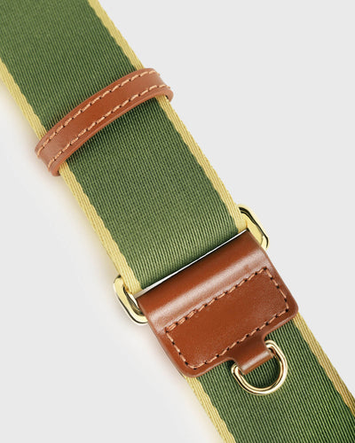 Brooklyn Webbing Bag Strap (Chocolate)