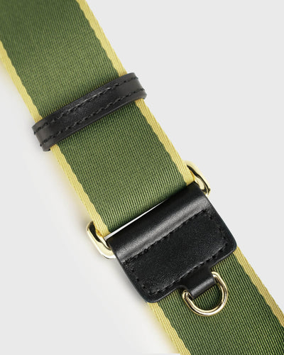 Brooklyn Webbing Bag Strap (Black)