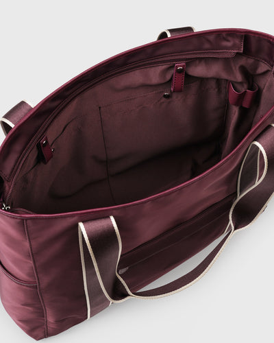 Vivi Tote	(Plum)