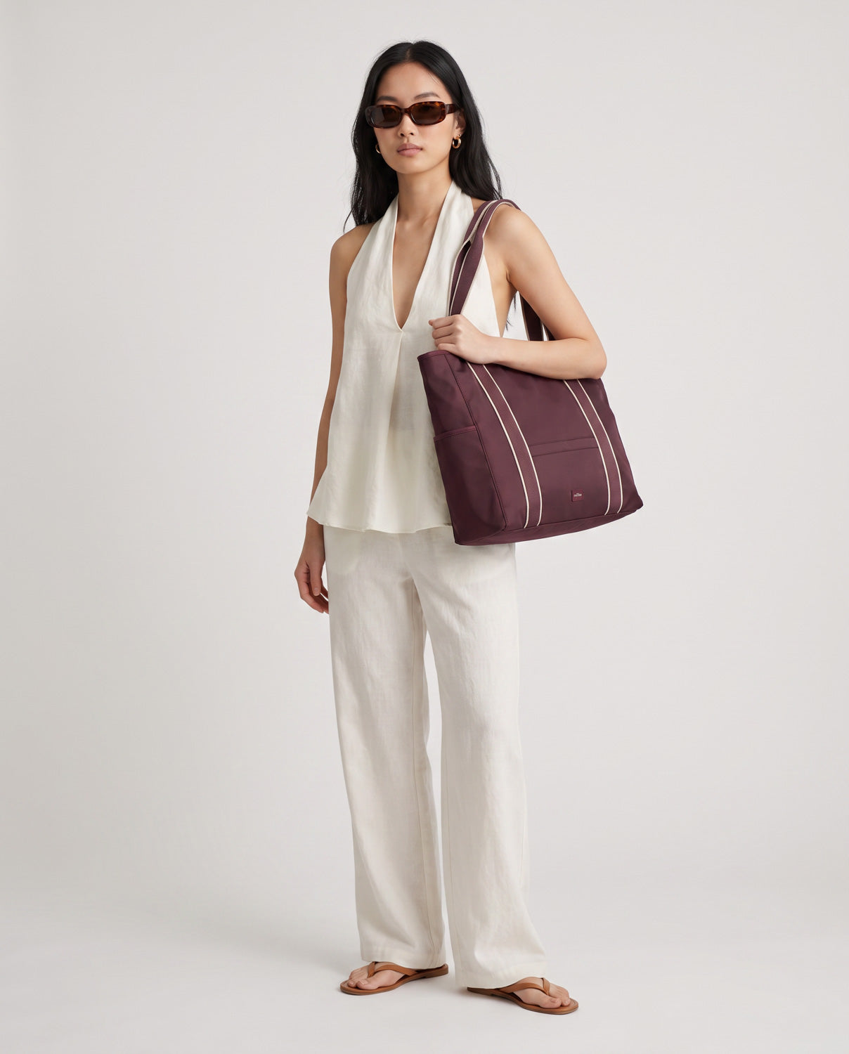 Vivi Tote	(Plum)