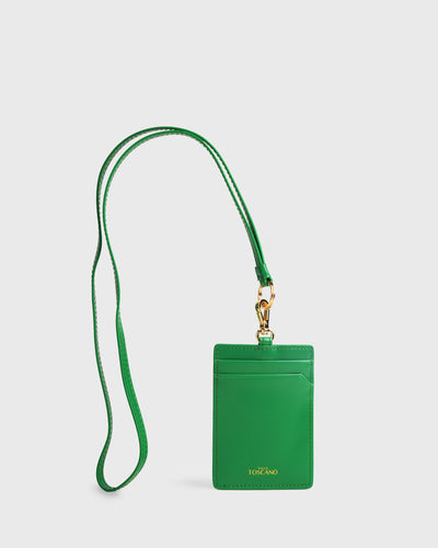 Jennie Cardholder with Lanyard (Bold Green)