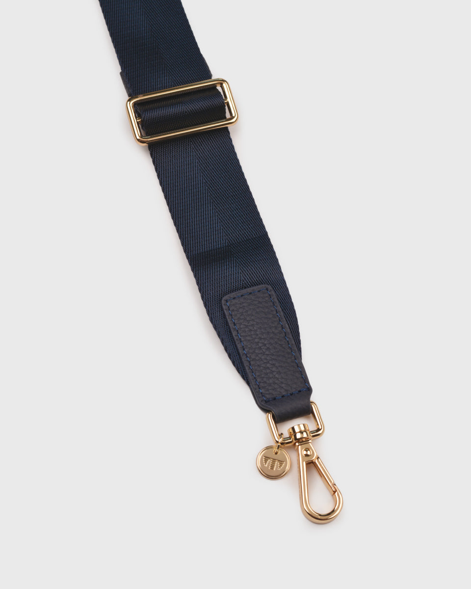 Webbing Bag Strap (Navy) - Tocco Toscano