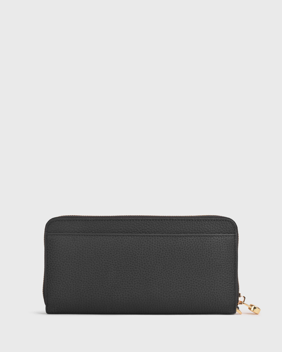 Aimee Zip Around Long Wallet (Black)