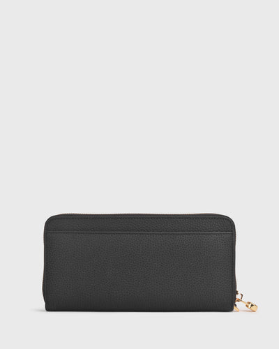 Aimee Zip Around Long Wallet (Black)