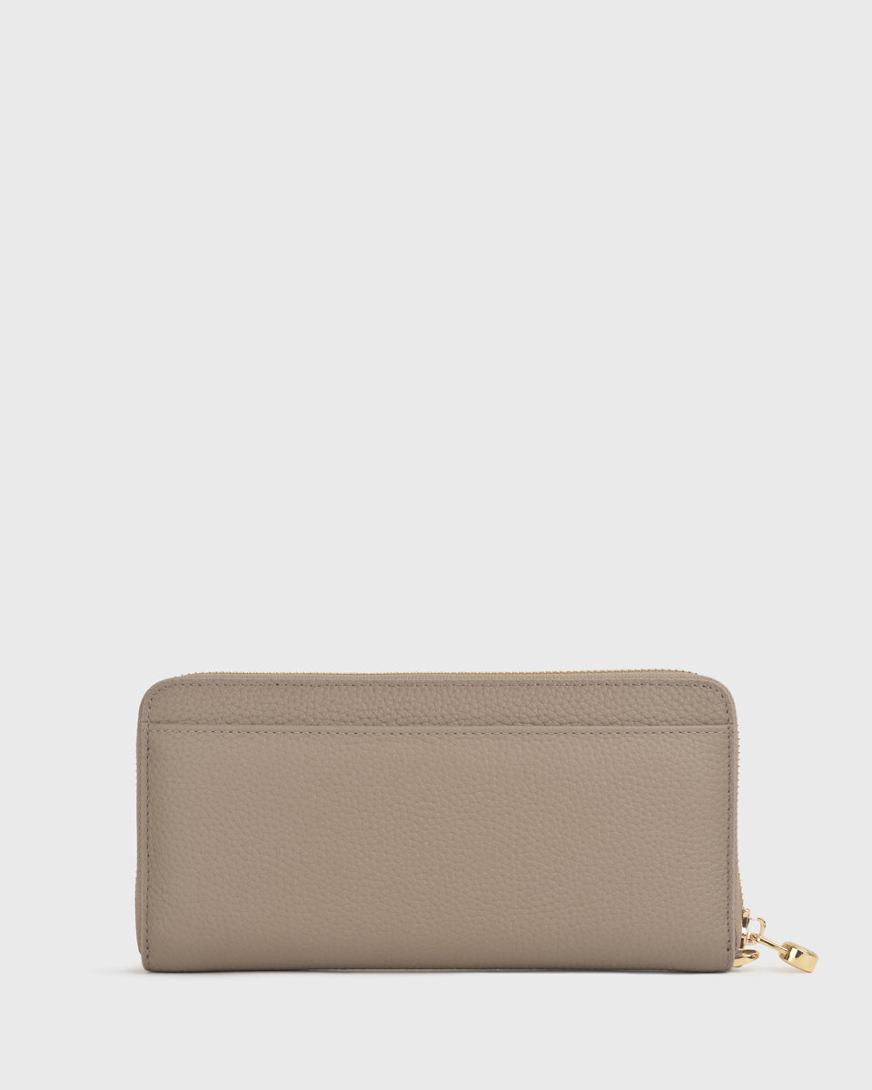 Aimee Zip Around Long Wallet (Taupe)