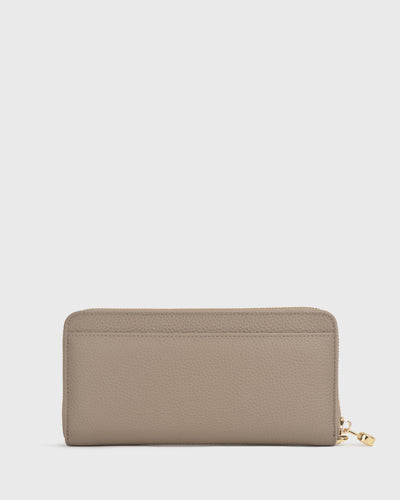 Aimee Zip Around Long Wallet (Taupe)